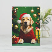 Carte de vacances à plat (Debout devant)