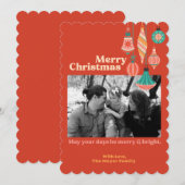 Carte de vacances à plat (Devant / Derrière)