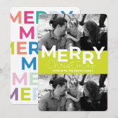 Carte de vacances à plat (Devant / Derrière)