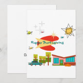 Carte de vacances à plat (Devant / Derrière)