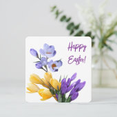 Carte de vacances à plat (Debout devant)