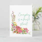 Carte de vacances à plat (Debout devant)