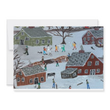 Carte de vacances à plat