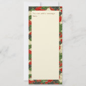 Carte de vacances à plat (Dos)