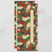 Carte de vacances à plat (Devant / Derrière)