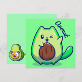 Carte de vacances à plat (Devant / Derrière)