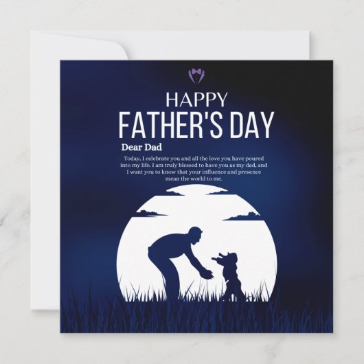 Carte de vacances à plat (Devant)