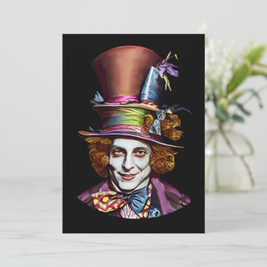 Carte de vacances à plat (Debout devant)