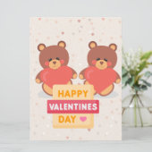 Carte de vacances à plat (Debout devant)