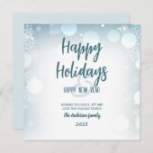 Carte de vacances à plat (Devant / Derrière)