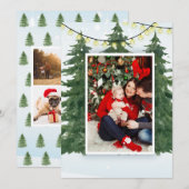 Carte de vacances à plat (Devant / Derrière)