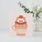 Carte de vacances à plat (Debout devant)