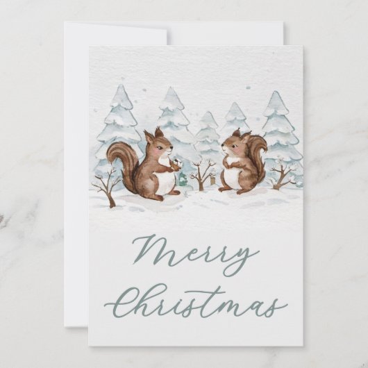 Carte de vacances à plat (Devant)