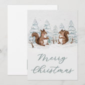 Carte de vacances à plat (Devant / Derrière)