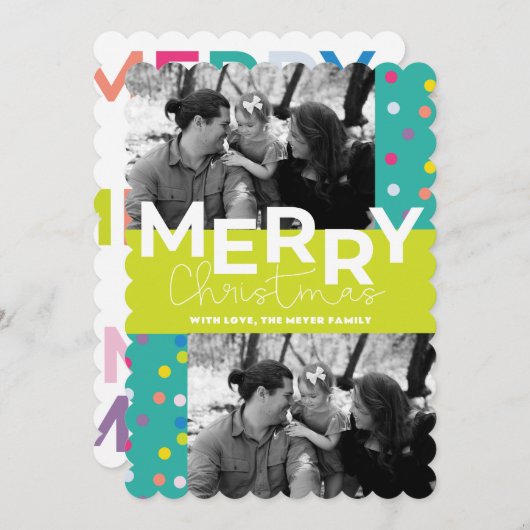 Carte de vacances à plat (Devant / Derrière)