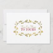 Carte de vacances à plat (Dos)