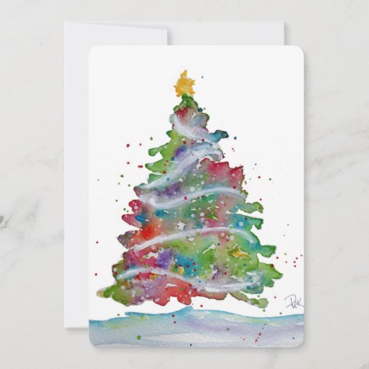 Carte de vacances à plat (Devant)