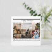 Carte de vacances à plat (Debout devant)