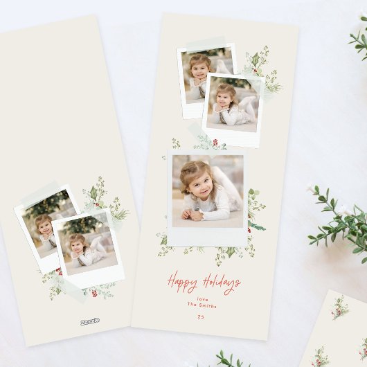 Carte de vacances à plat