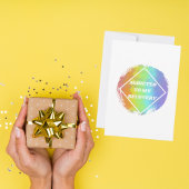 Carte de vacances à plat