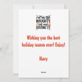 Carte de vacances à plat (Dos)