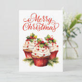 Carte de vacances à plat (Debout devant)