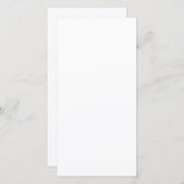 Carte de vacances à plat (Devant / Derrière)