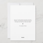 Carte de vacances à plat (Dos)