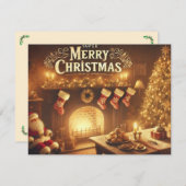 Carte de vacances à plat (Devant / Derrière)