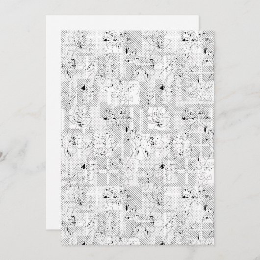 Carte de vacances à plat (Devant / Derrière)