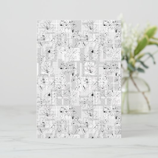 Carte de vacances à plat (Debout devant)