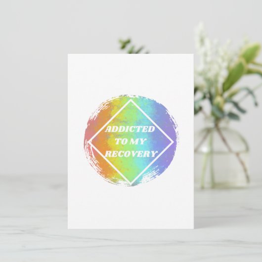 Carte de vacances à plat (Debout devant)