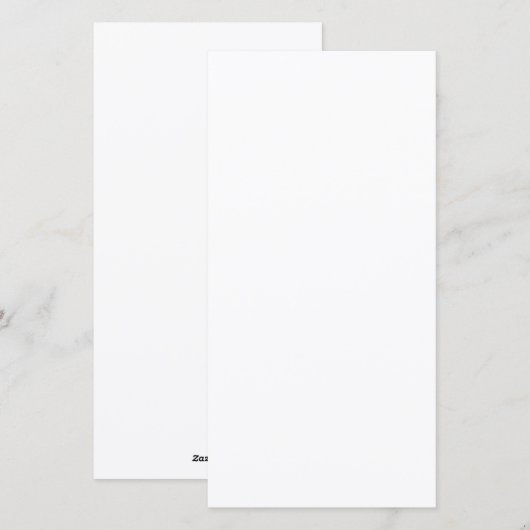 Carte de vacances à plat (Devant / Derrière)