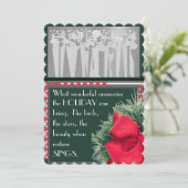 Carte de vacances à plat (Debout devant)