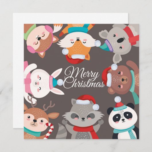 Carte de vacances à plat (Devant / Derrière)