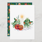 Carte de vacances à plat (Devant / Derrière)