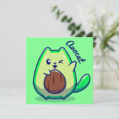 Carte de vacances à plat (Debout devant)