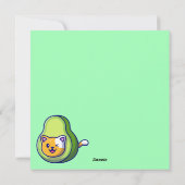 Carte de vacances à plat (Dos)