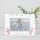 Carte de vacances à plat (Debout devant)