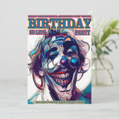 Carte de vacances à plat (Debout devant)