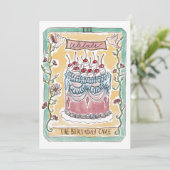 Carte de vacances à plat (Debout devant)