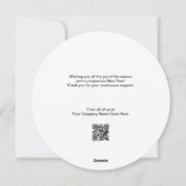 Carte de vacances à plat (Dos)