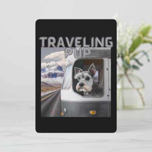 Carte de vacances à plat de la carte postale (Debout devant)