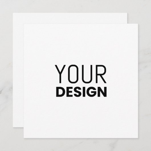 Carte de vacances à plat [Multi Size & Style] (Devant / Derrière)