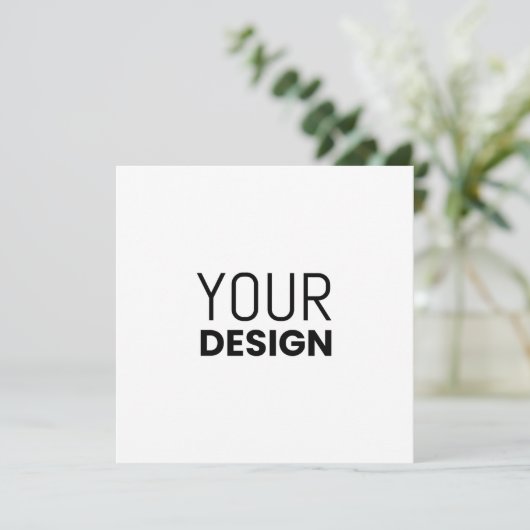 Carte de vacances à plat [Multi Size & Style] (Debout devant)