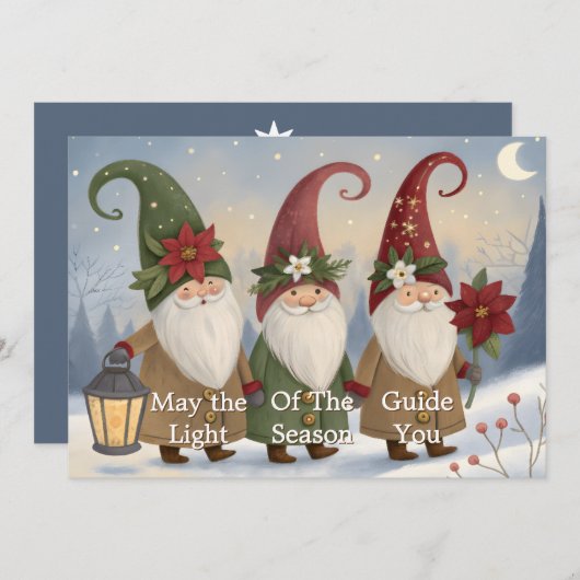 Carte de vacances à plat pour entreprise avec des (Devant / Derrière)