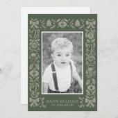 Carte de vacances à plat, taille: 4,25" x 5,5", Pa (Devant / Derrière)