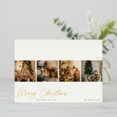 Carte de vacances à plusieurs photos avec écriture (Debout devant)