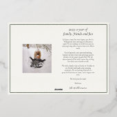 Carte de vacances à plusieurs photos avec écriture (Verso)