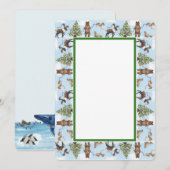 Carte de vacances à thème Alaska (Devant / Derrière)